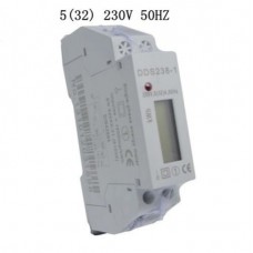 Kilowatt Hour Meter Digital LCD 230VAC 5(32)A DIN Rail 99999.9kwh 50hz